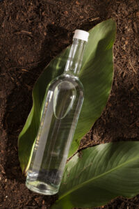 Bottled aromatic aromatic towel steaming concentrate infused with chamomile, aloe vera, and menthol for salon and spa towel warmers